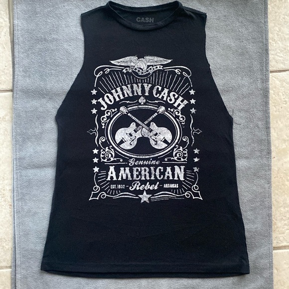 Johnny Cash Graphic Tank Top - Picture 1 of 3